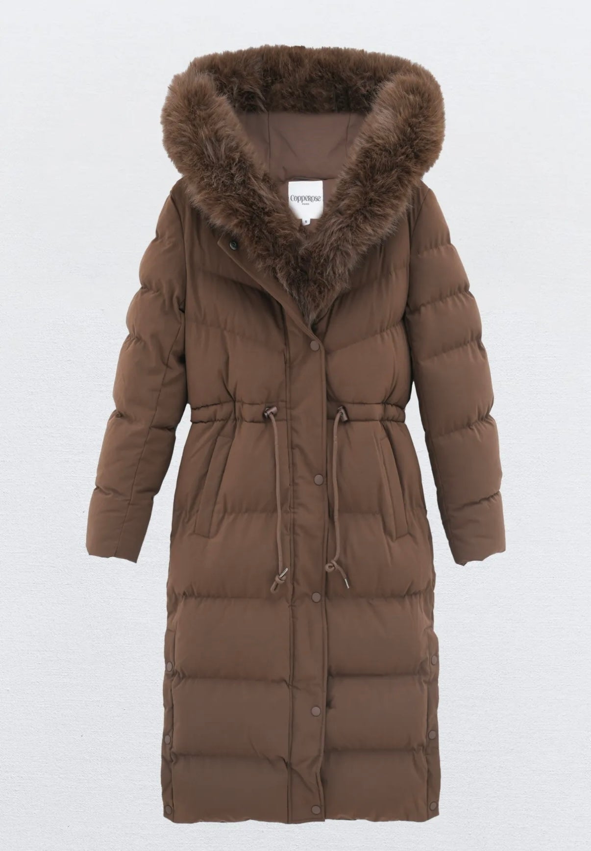 INAYA Winterjas met bontkraag - FC7583